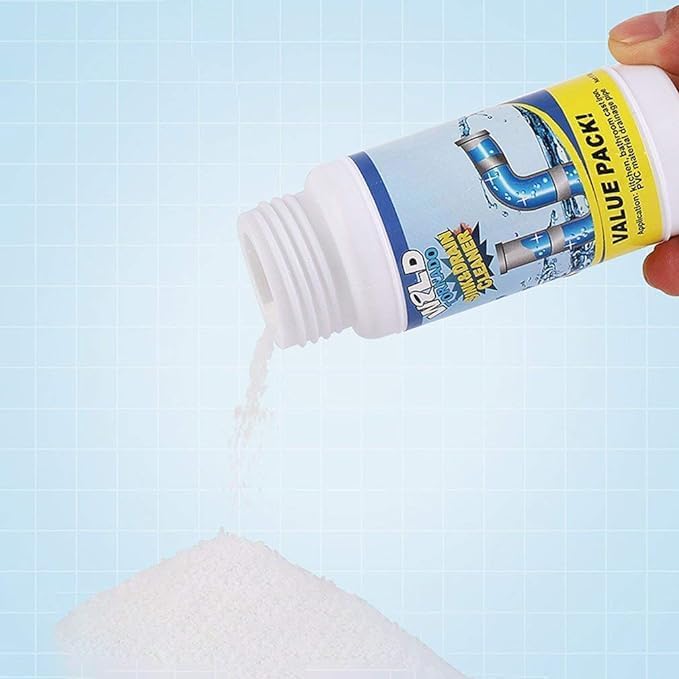 Wild Tornado Powerful Sink & Drain Cleaner High Efficiency - Clog Remover Kitchen Sewer Power Pipe Channel Powder Drain Cleaner for Kitchen and Pipes Cleaning Tool (3)