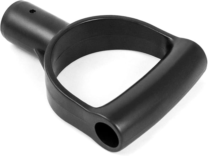 QWORK Shovel Grip Handle, 1-1/8" Inside Diameter PVC D-Shaped Grip Shovel Handle Replacement for Digging Raking Tools