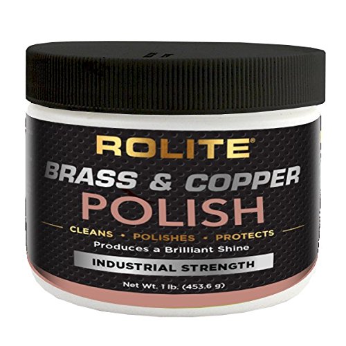 Rolite Brass Copper Polish 1 Lb Instant Tarnish Remover for Antiques Cookware Jewelry Marine Automotive Metal Brightener
