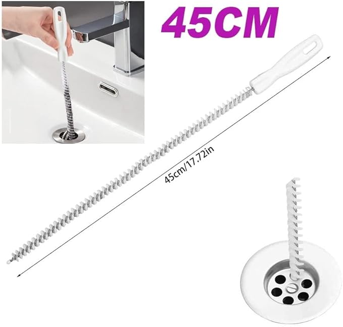 Pipe Dredging Brush Bathroom Hair Sewer Sink Cleaning Brush Drain Cleaner Clog Plug Hole Remover Sewer Pipeline Cleaning Tools