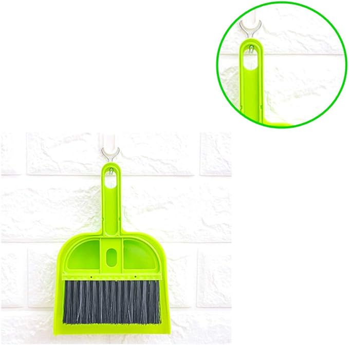 1 Pcs Dustpan Brush Set Portable Plastic Brush Set (Blue) Used for Tool Brush Keyboard Home Kitchen Sweeper Table Desk Office