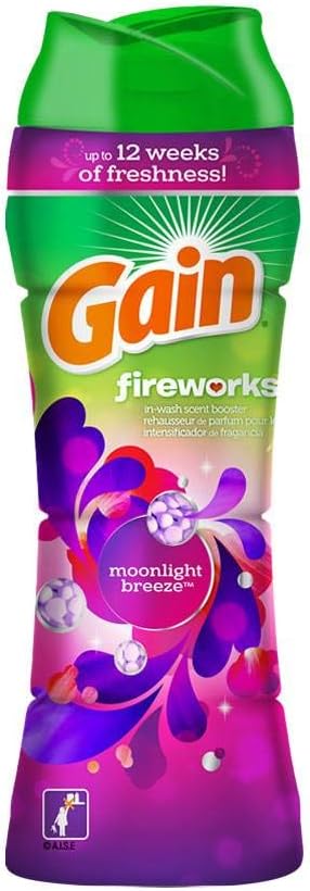 Gain Fireworks Laundry Scent Booster Beads, Moonlight Breeze Scent, 10 Ounce