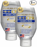 Stainless Steel CPR Kitchen Stainless Steel Cleaner and Polish for Appliances- Cleaner Removes Fingerprints, Water Marks and Grease. Refrigerator Cleaners, Stoves, & Dishwashers (18 Ounce (Pack of 2))