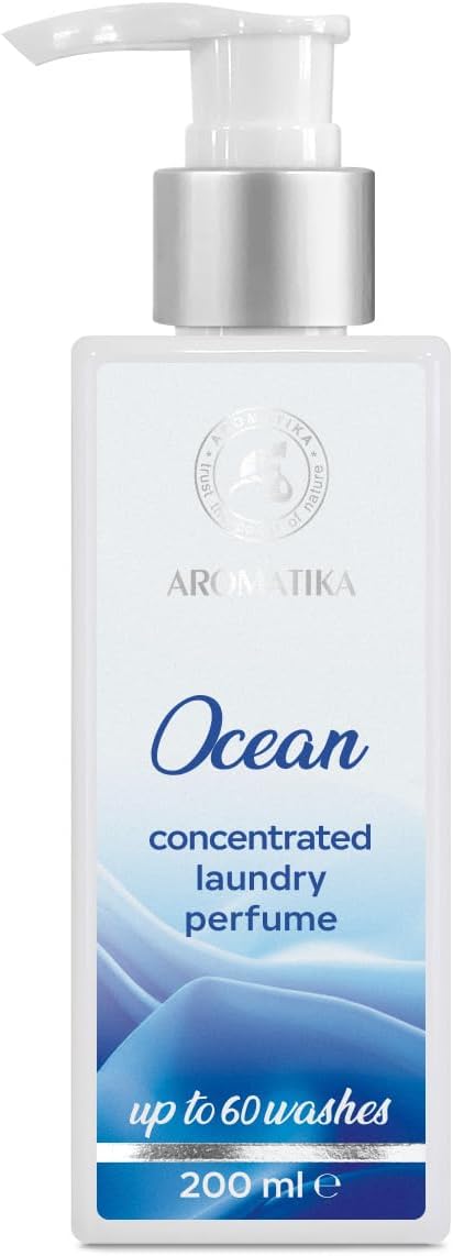 Concentrated Laundry Perfume Ocean 200ml - Laundry Scent Booster - Liquid Perfume Laundry - Linen Freshener - Cotton Perfume - Washing Fragrance - Fresh and Long Lasting Scent