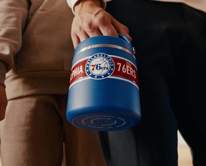 Hydrapeak x NBA Officially Licensed Los Angeles Clippers 25oz Stainless Steel Vacuum Insulated Thermos Food Jar with Handle, Wide Mouth Leak-Proof Soup Thermos for Adults, 10 Hours Hot & 16 Hours Cold