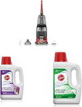 Hoover Power Scrub Deluxe Carpet Cleaner Machine & Paws & Claws Deep Cleaning Carpet Shampoo with Stainguard & Renewal Deep Cleaning Carpet Shampoo, Concentrated Machine Cleaner Solution, 64oz Formula