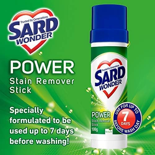 Sard Wonder Concentrated Stain Remover Wonder Stick,100g, with Eucalyptus
