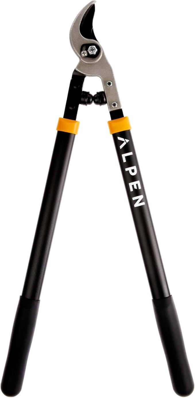 Weisshorn 260 24" Steel Blade Garden Bypass Lopper and Tree Trimmer - Sharp Japanese Carbon Steel Blades with Non-Stick Coating for Cutting up to 1.4" Diameter