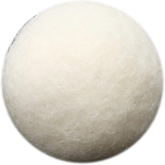 ZJchao 6 Pack Wool Dryer Balls for Laundry High Density Wool Drying Balls Reduce Static Cling Shorten Drying Time Reusable with Softener Alternative for Clothes Baby Delicates (5cm)