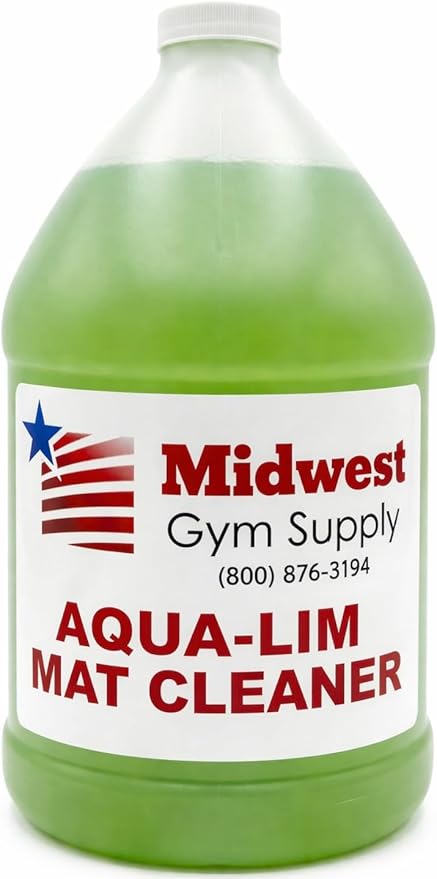 Gym Mat Cleaner – 1 Gallon Vinyl & Rubber Mat Cleaner for Gymnastics, Wrestling, BJJ & Home Gym Mats – Safe for Vinyl, Leaves No Chalk Residue