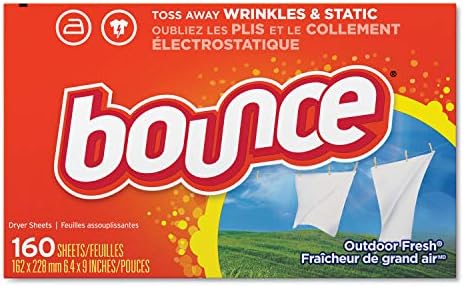 Bounce Fabric Softener Sheets, 160 Sheets per Box, 6/carton