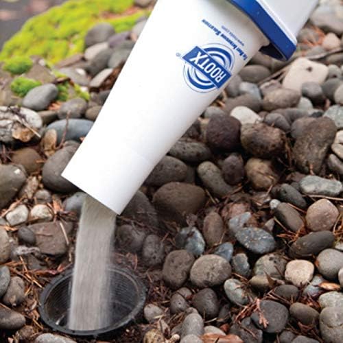 ROOTX - 4LB. JAR with Funnel/APPLICATOR Foaming Root Control for Sewer Lines and Septic Systems