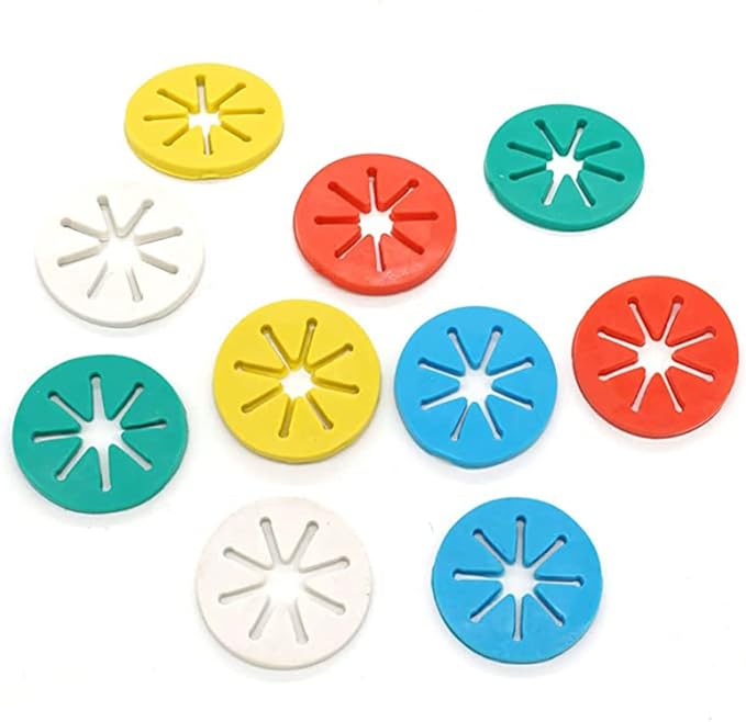 60pcs Sock Rings Sock Clip Holders Locks Washing Sorters Laundry Storage Organization Soft Rubber with 5 Multicolor
