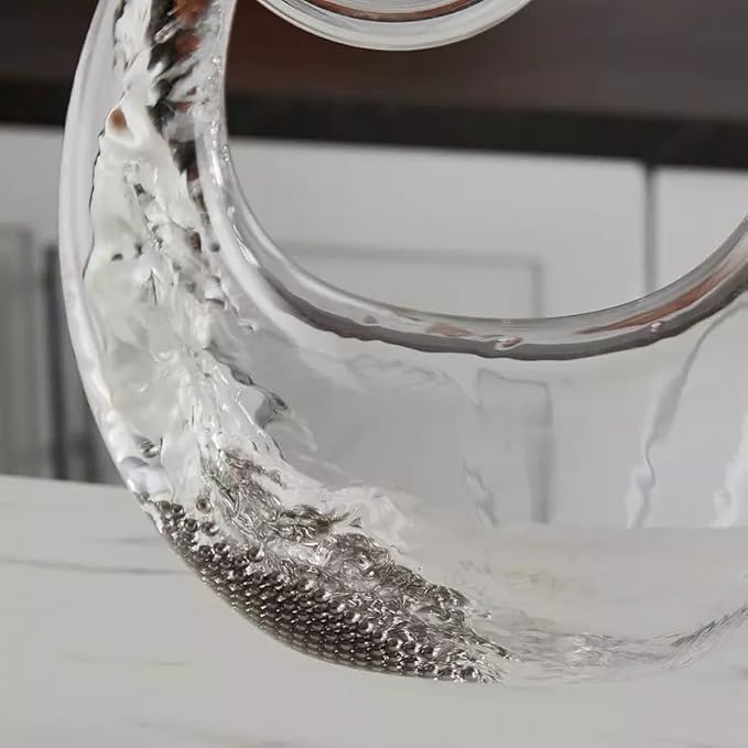 Wine Enthusiast Deluxe Stainless Steel Decanter Cleaning Beads with Strainer – 250 BPA-Free Beads for Effortless Decanter Cleaning and Maintenance for Wine Glasses and Whiskey Decanters