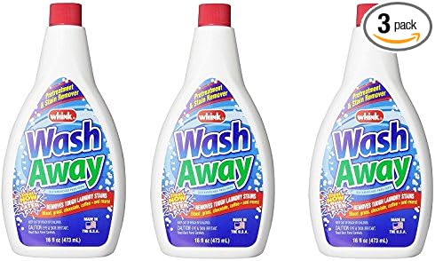 Wash Away Stain Remover, 16 Fl Oz, (Pack of 3) (3-Pack)