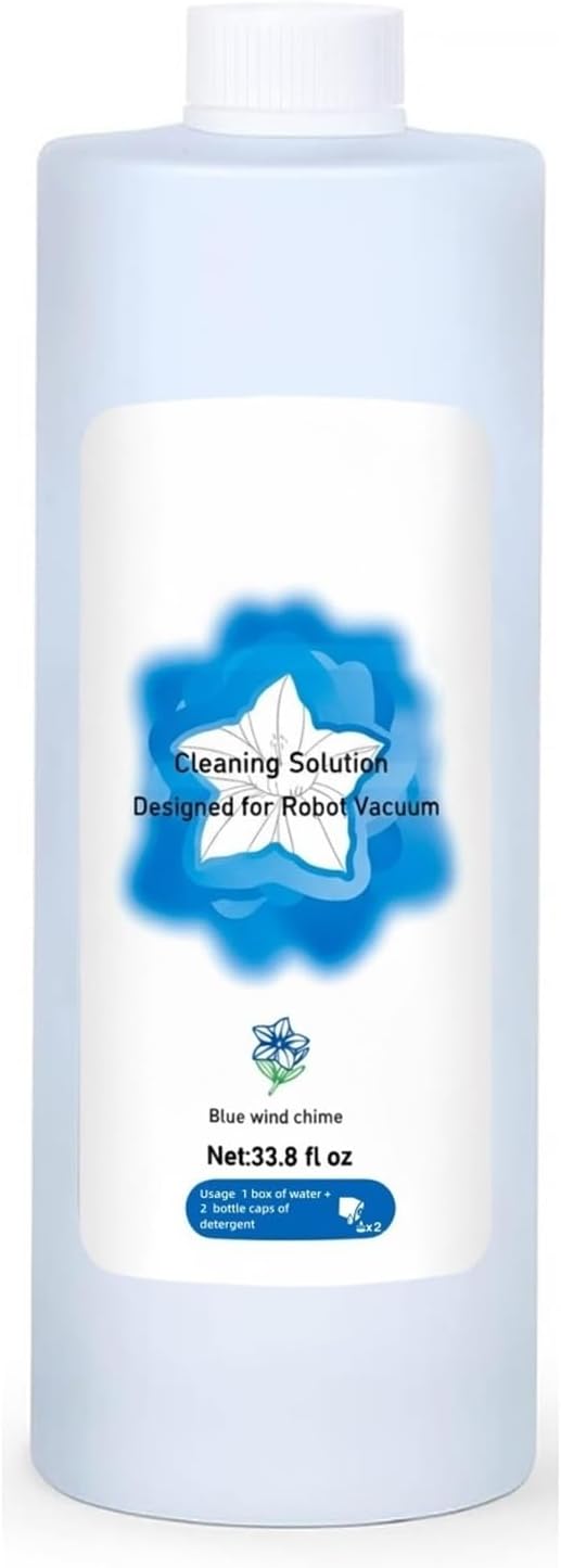 1L Floor Cleaner,Compatible with ECOVACS DEEBOT T30S COMBO / T30S / X2 COMBO / X2 OMNI / T20 OMNI / X1 OMNI / X1 TURBO / T10 OMNI / X9 Pro OMNI,Deep Cleans for Multiple Hard Floors.(1 bottle)