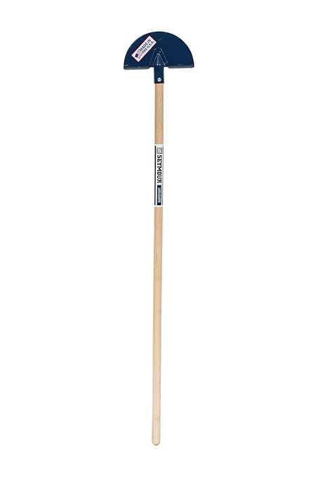 Seymour 49042 WE-60 Half Moon Turf Edger with 48" Hardwood Handle, Steel Blade, Steel Ferrule
