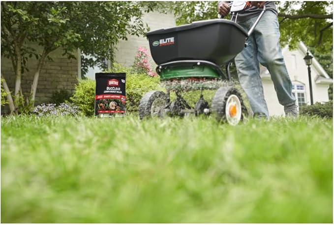 Ortho BugClear Lawn Insect Killer1, Kills Ants, Spiders, Ticks, Fleas, Armyworms and Grubs, Treats up to 16,500 sq. ft., 10 lb.