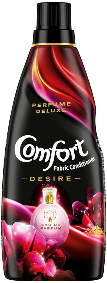 Comfort Perfume Deluxe Fabric Conditioner 850 mL | After Wash Liquid Fabric Softener | Softness, Shine & Long Lasting Freshness
