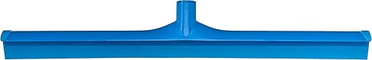 SPARTA 24" Floor Squeegee Replacement Head, Seamless Rubber with Rust-Free Plastic Frame for HACCP Compliance, Heavy-Duty Industrial Use, Thermoplastic Rubber, 24 Inches, Blue