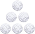 YF-ANEN Laundry Dryer Balls - 6 Pack Reusable Fabric Softener Alternative (White)