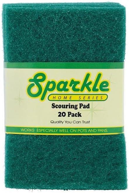 Heavy Duty Scouring Pads Non-Scratching Scrubber, Non-Scratch Cleaning Scrub Pads, Eco-Friendly Reusable Kitchen Scrubbing Pad