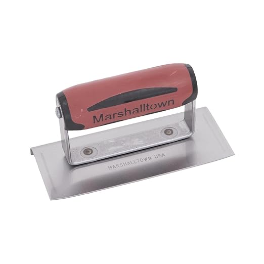 Hand Edger, 6 x 3 in, 3/8 in Radius, Steel