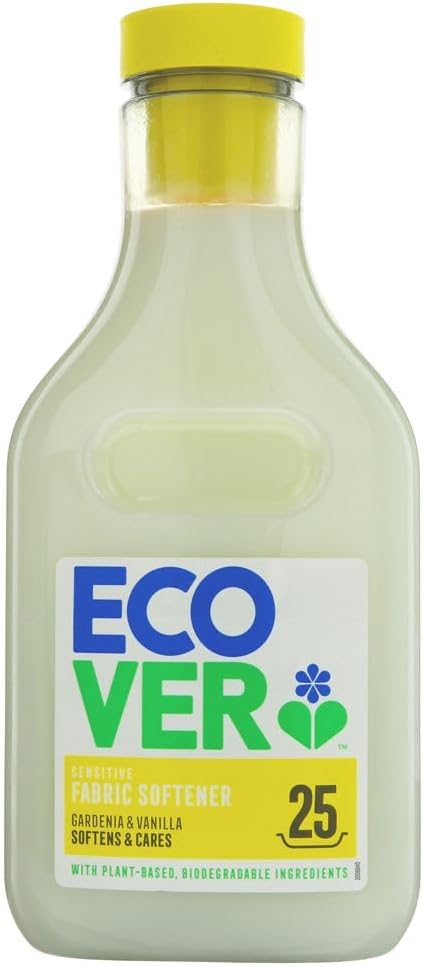 Ecover Fabric Softener - Gardenia & Vanilla - 750ml (12 Pack Bundle)