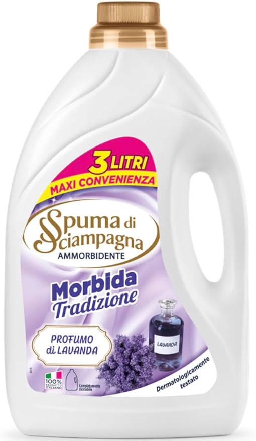 Spuma di Sciampagna - Ammorbidente - Profumo di Lavanda - 3000ml