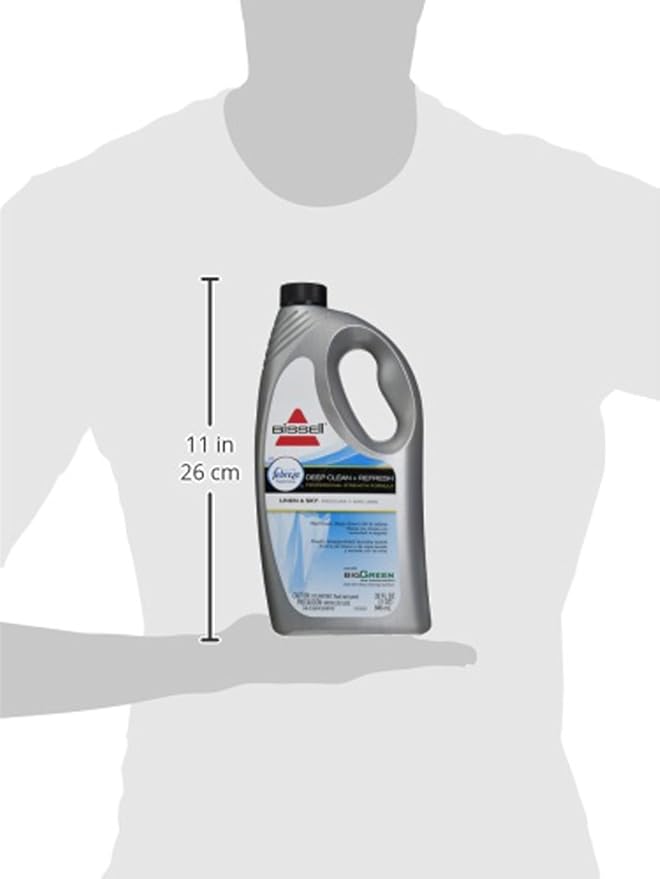 BISSELL RENTAL Deep Clean and Refresh Professional Strength Formula Carpet Detergent, 32 oz, Yellow