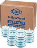 Clorox ToiletWand Toilet Cleaner Refills, Toilet brush, Rainforest Rush, 30 Ct