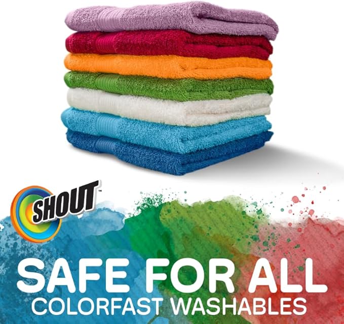 Shout Color Catchers for Laundry, Allow Mixed Washes, Prevents Color Runs and Maintains Original Clothing, 72 Count - Pack of 2 (144 Total Sheets)