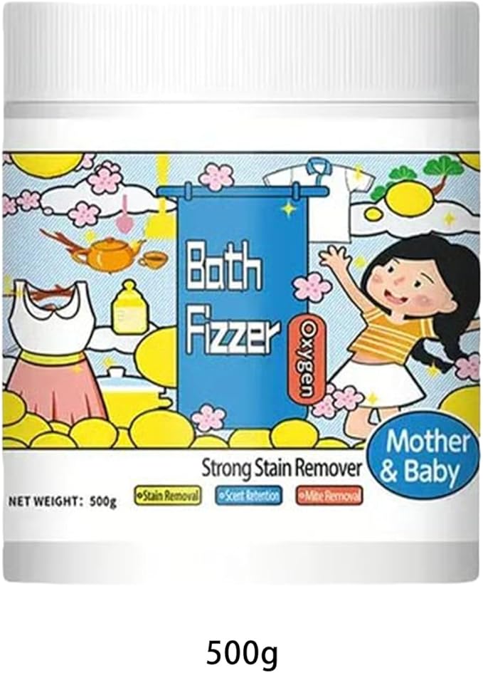 Stain Remover For Clothes Laundry 500g Powerful Hyper Concentrated Carpet Cleaner Laundry Fast Acting Powders No-Remainder Laundries Detergent Powders For Home Shirt Bathroom Household Daily