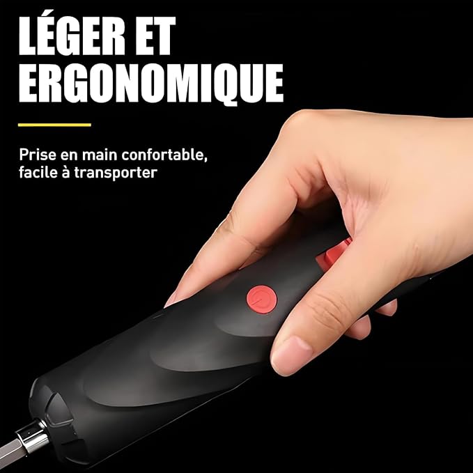 Cordless Electric Screwdriver, Rechargeable Mini Power Screwdriver Kit with Bits, Portable Electric Drill Driver for Home Repair, DIY