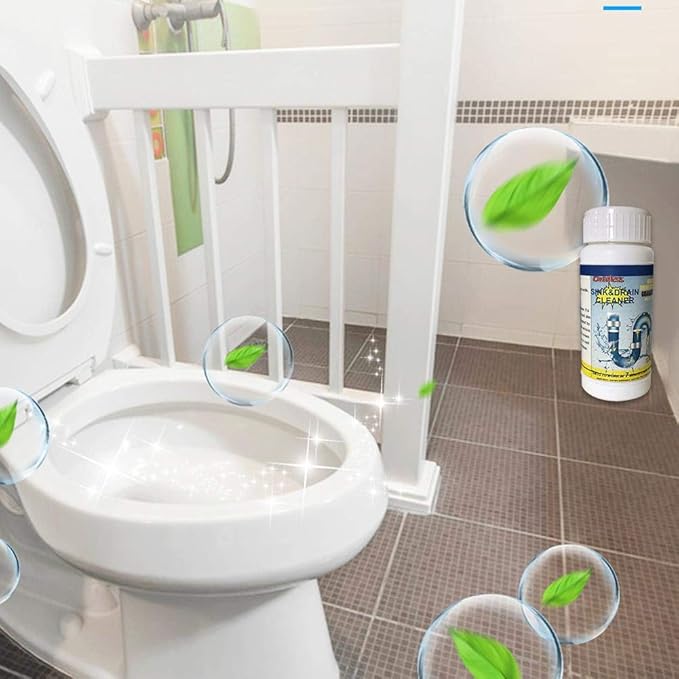 Pipe Dredge Deodorant, Powerful Sink Drain Cleaner Pipe Dredging Agent Sewer Toilet Dredge Powder Cleanser Dredge Agent for Kitchen Toilet Pipeline Quick Cleaning Tool