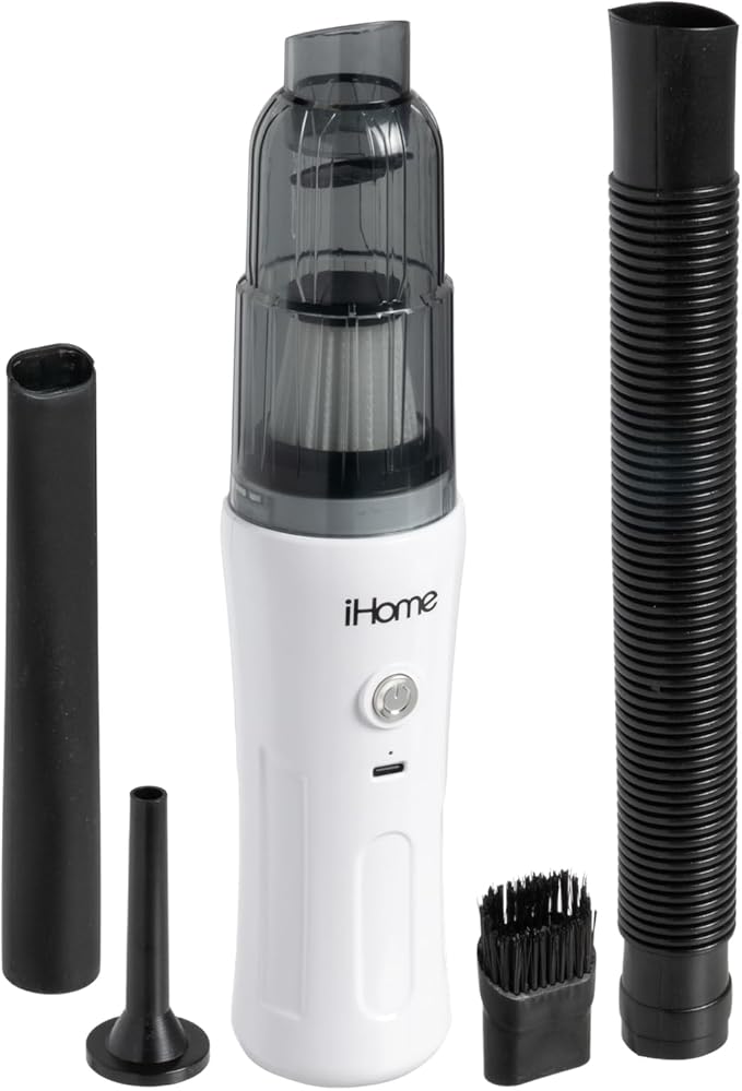 iHome HandVac CV15 Cordless Hand Vacuum and Accessory Kit