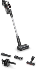Bosch Unlimited 9 Cordless Stick Vacuum, 60-min Runtime, MicroClean Technology, >99.9% Dust Pickup, Dust Compression, HEPA Filter, Pet Hair, Carpets & Hard Floors, 3 Accessories, White