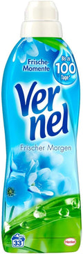 Vernel Concentrated Fabric Softener Fresh Morning(formally BlueSky) - 1L (appr 28 Loads)