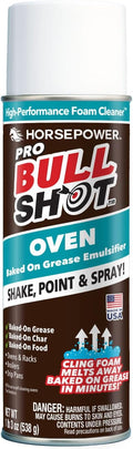 Bull Shot Oven Pro, AS SEEN ON TV, Cling Foam Melts Away Baked-On Grease, Char & Food In Minutes, Professional Strength, Shake, Point & Spray, Made in the USA, Ovens, Racks, Drip Pans & Broilers