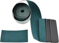 FOSHIO Micro Fiber Felt for Squeegee Edge Wrapping 2 Meters Length - Dark Green Suede Felt to Cover The Edges of Hard Card Squeegees