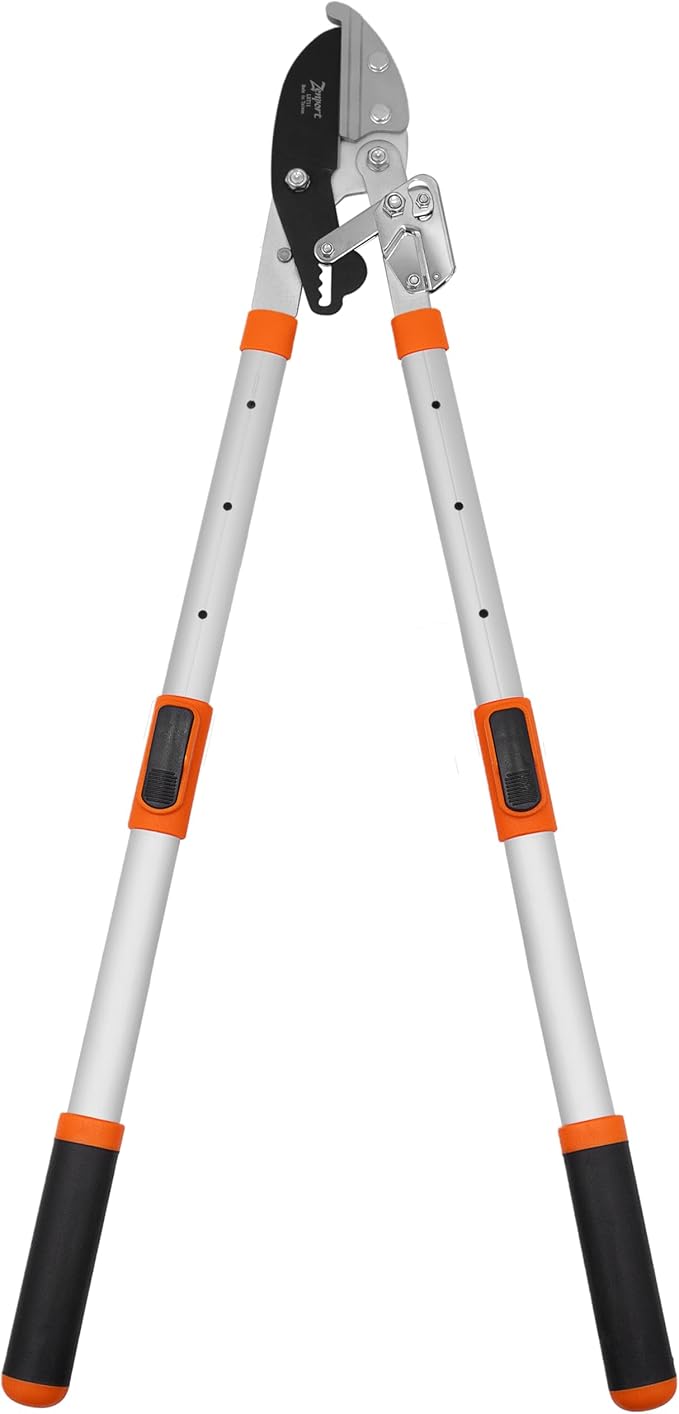 Zenport LRT11 Telescopic Ratchet Anvil Lopper, 23.5-Inch to 35.8-Inch