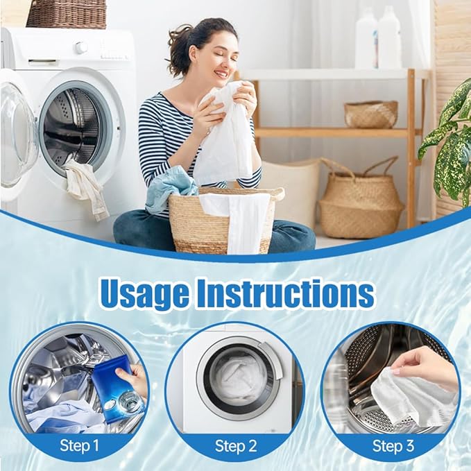 Washing Machine Cleaner, 2026 New Powerful Stain Remover for Washing Machine Tanks - Deep Clean Solution for Top Load and Front Load Washers, Descaler for Drum, Tub & All Internal Parts (3Pack)