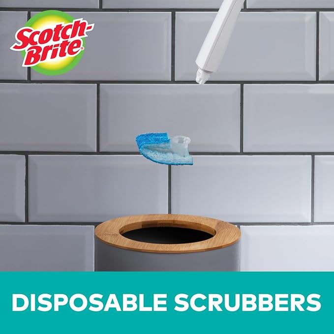 Scotch-Brite Disposable Toilet Scrubber Refills, Scrubs Under the Rim, 40 Disposable Refills