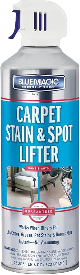 Blue Magic Carpet Stain & Spot Lifter - 22 oz. Aerosol Can (Pack of 4)