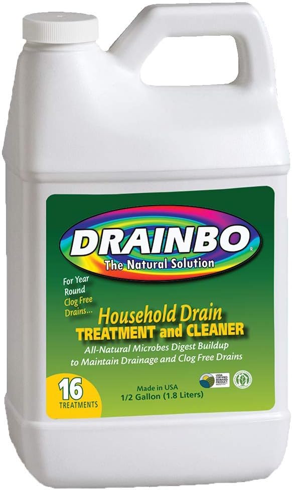 Household Drain Treatment and Cleaner, 1/2-Gallon - 73784 , White