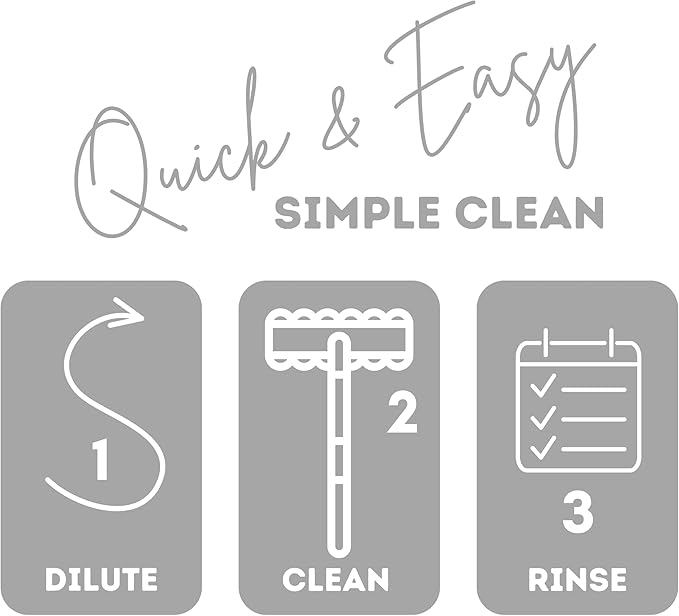 Quick Shine Multi Surface Concentrated Floor Cleaner 27oz Use on Hardwood, Laminate, Luxury Vinyl Plank LVT, Tile & Stone Dirt Dissolving & Powerful Cleaning Makes 27 Gallons