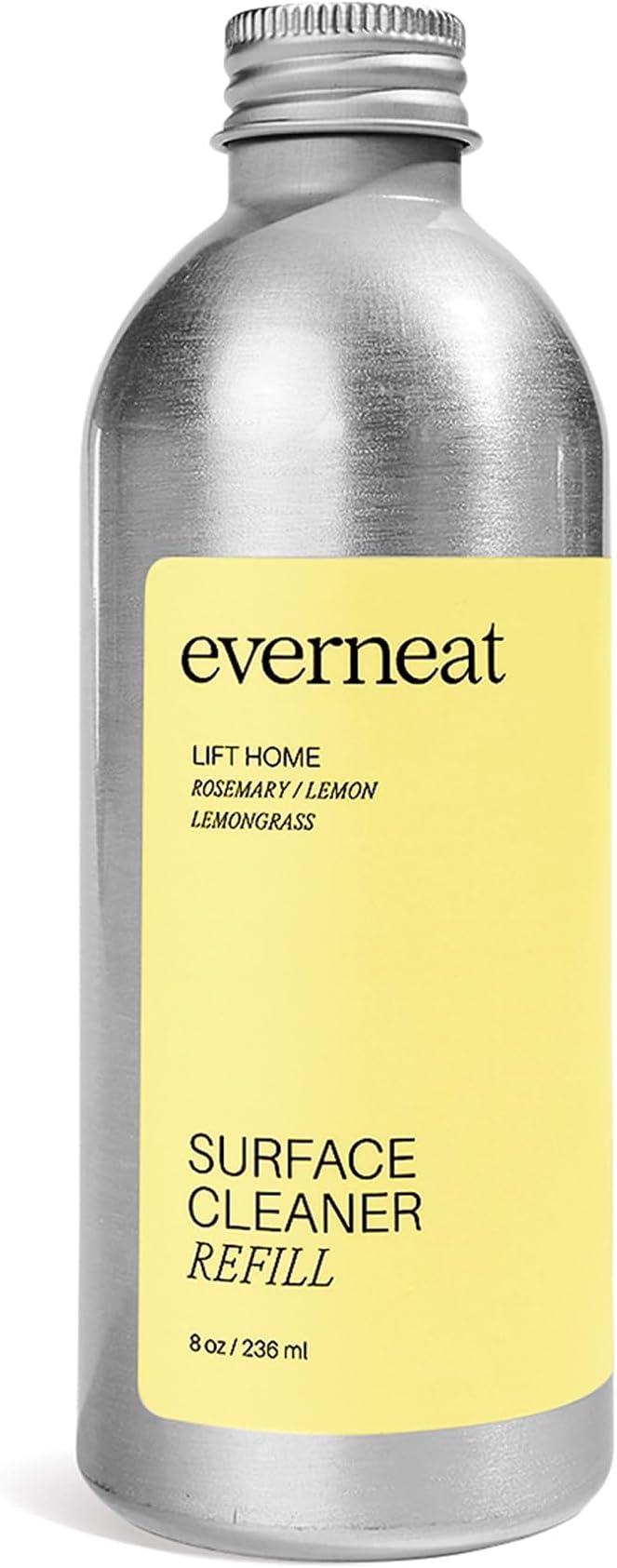 Everneat Surface Cleaner Concentrate (Refill) Lift / 8 Refills (8oz) | Aluminum Bottle…
