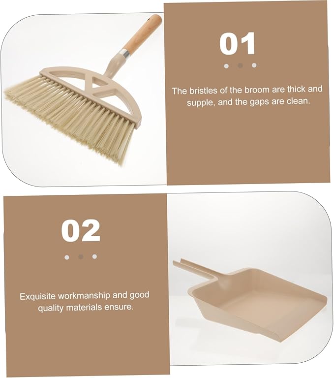 Desktop Cleaning Mini Broom Dustpan Home Accessory Table Duster Cleaning Set Broom Dustpan