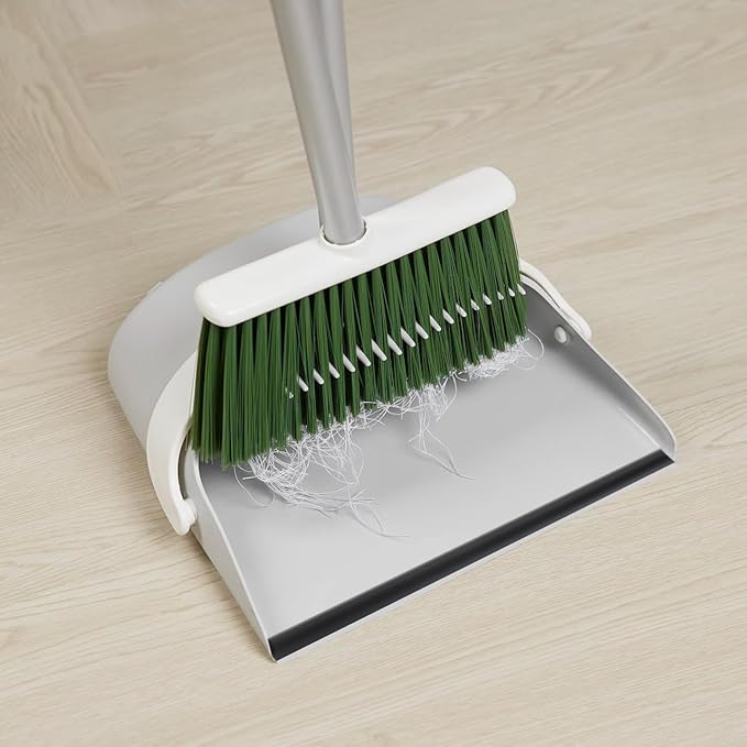 Housoutil Dustpan Rubber Lip Replacement Strips 4-Pack Durable Edge Repair Accessories for Garbage Shovels and Dustpans Easy Installation for Home and Office Cleaning Tools 10.23X0.78X0.11In