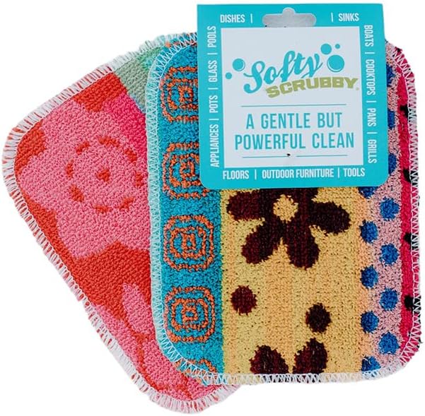 Scratchless Cleaning Pad (2 Pack) for Cleaning Kitchen, Bathroom and Household | Great for Non-Stick Cookware | Reusable | Long-Lasting | Environmentally Friendly